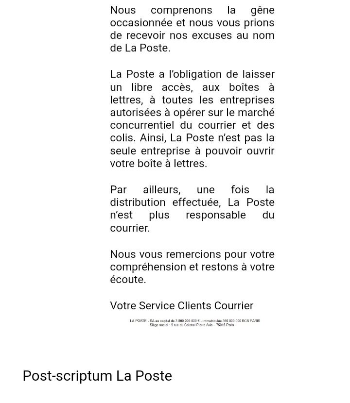 CarnacLucile's tweet photo. Quand #laposte n'assume pas et en a rien à faire !! C'est tellement plus simple d'accuser les autres. Donc on peut recevoir des colis ouverts mais c'est pas grave...  @lisalaposte https://t.co/GNMfMpkFvy