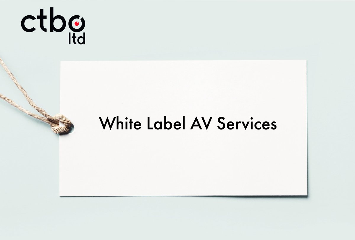 CTBOLimited's tweet photo. Looking for a complete audio visual white label service, call CTBO on 0191 4661281 or email us at enquiries@ctbo.co.uk https://t.co/JGoO2DFv0p