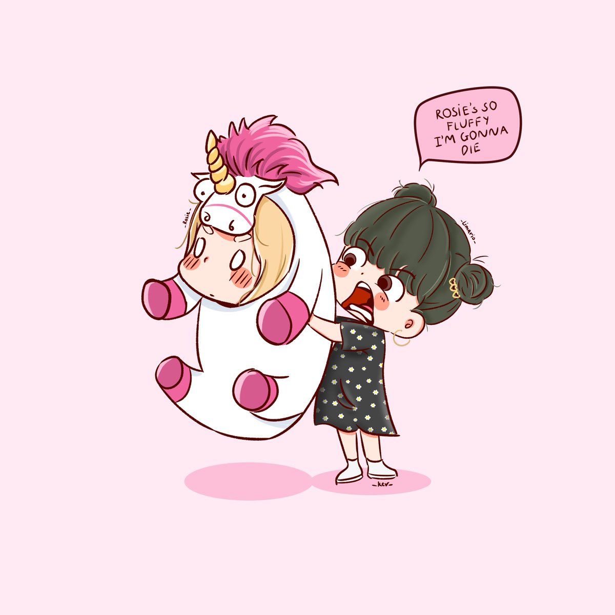 Beo_phalaau's tweet photo. Rosie's so fluffy, I'm gonna dieeee 🦄

#BLACKPINK #블랙핑크 #ChaeLisa #리챙 #byKev

@ygofficialblink https://t.co/IJECKJwBCU
