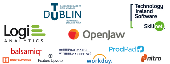 ProductCampDUB's tweet photo. A big thank you again to all of our sponsors! #PCDub 2019 could not happen without you! @WeAreTUDublin @LogiAnalytics @OpenJawTech @TechSkillnet @ProdPad @NitroHQ @Workday @featureupvote @balsamiq @Pragmaticmkting @hostelworld https://t.co/yW2rLNiWAw