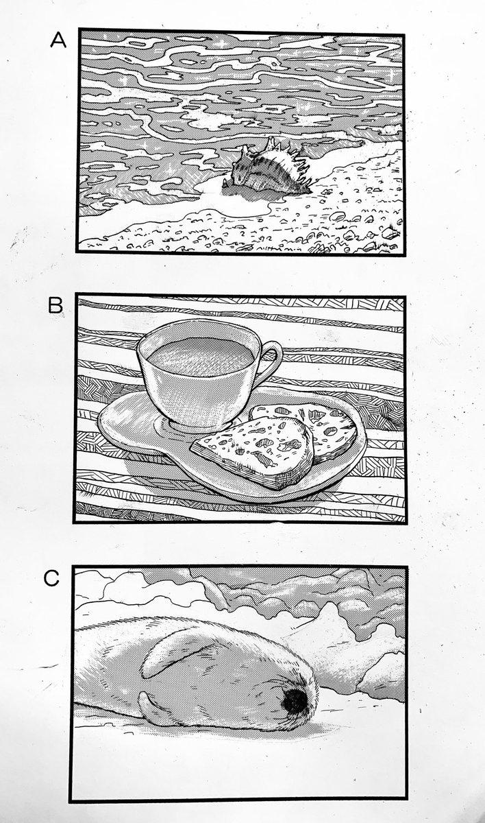 まだアナログで漫画の絵を描くの慣れてないけど、それっぽいをなんとか描けるようになったよ! 