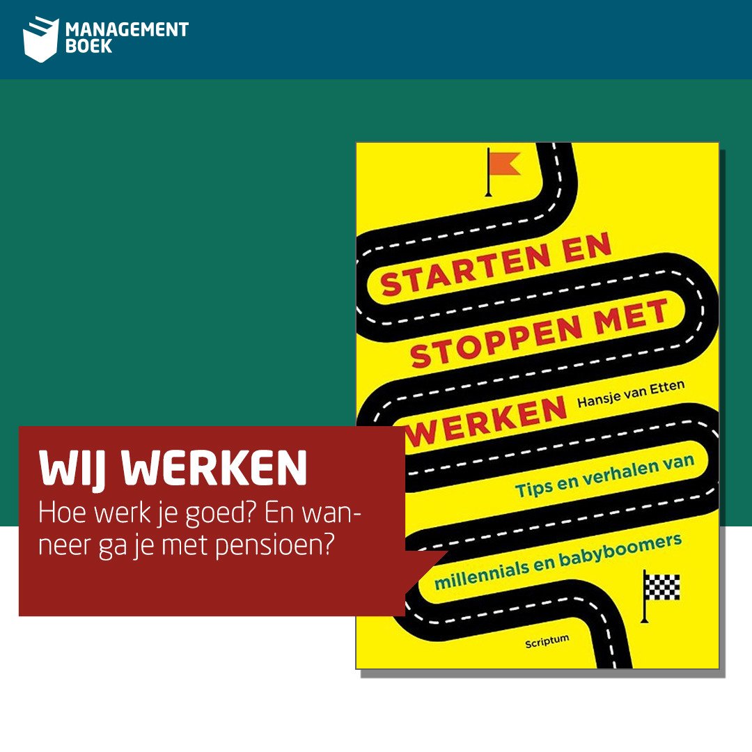 Wat een week om een boek over Starten en en Stoppen met werk uit te brengen. Nu het pensioenstelsel (opnieuw) aan het veranderen is is het wellicht goed om een eigen plan te trekken.

Nieuw verschenen > bit.ly/2HU4PIz
Verschenen bij <a href="/ScriptumNL/">Uitgeverij Scriptum</a>, <a href="/ToscaRuijs/">Tosca Ruijs</a>