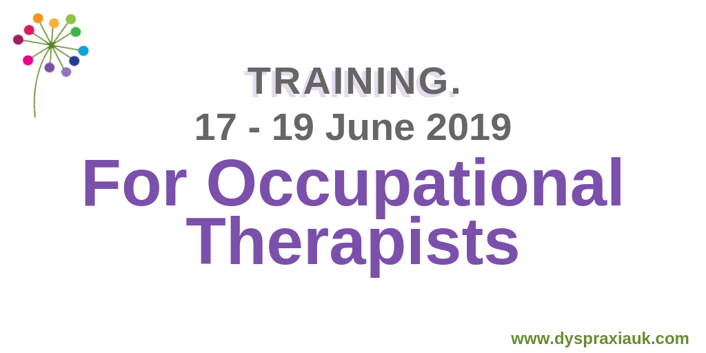 DyspraxiaUK's tweet photo. It's almost here! If you're interested in developing your understanding of #Dyspraxia, take a look at the enhanced programme for Occupational Therapists we have for the 17th - 19th of June, 2019. Click the link to see a Provisional Course Programme.
https://t.co/9Hh73oLELT https://t.co/RDI4Id9Ll9