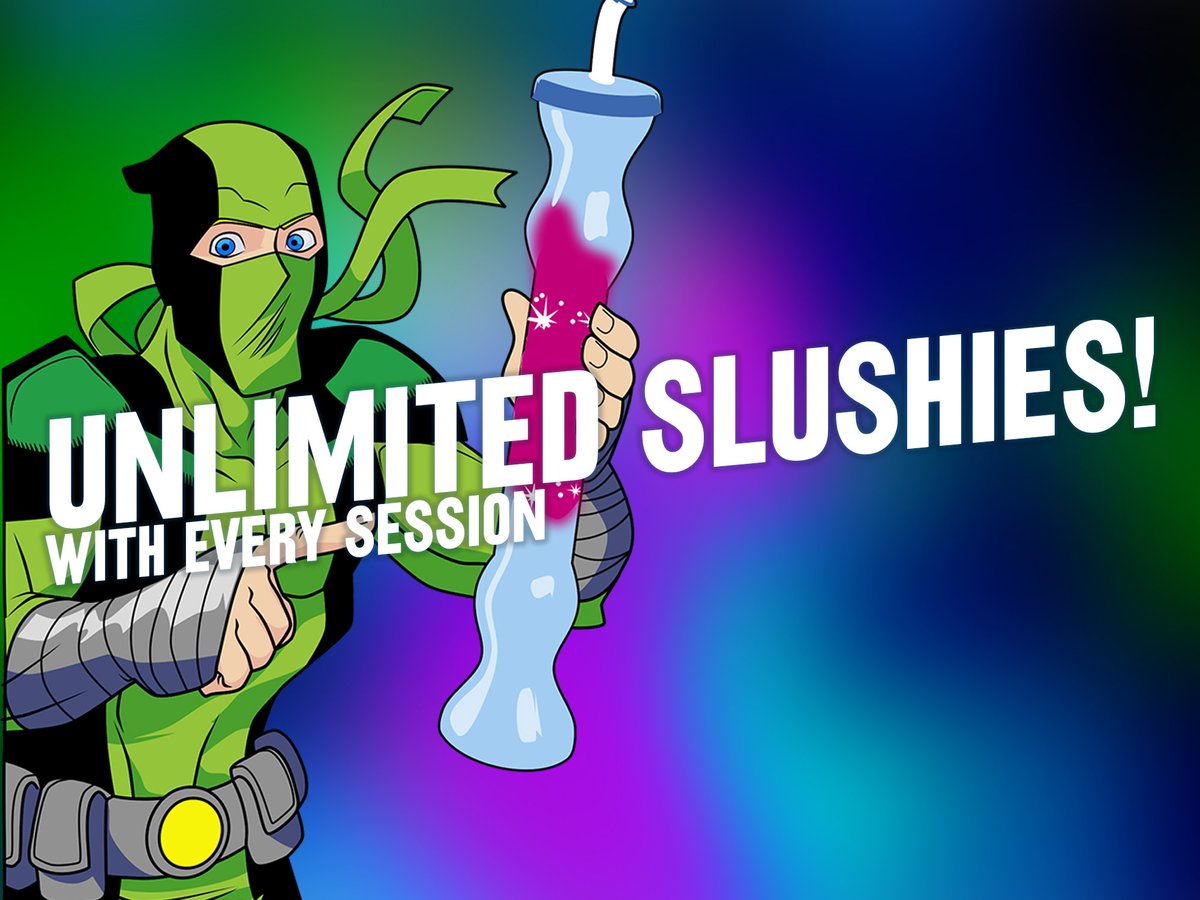 We now offer UNLIMITED slushies... that is right, as much slushy goodness as you like!

These can be bought online ahead of your jump session, or at reception, or in our cafe. 

Book your jump and slush now: ow.ly/1V5B50uv9Pk