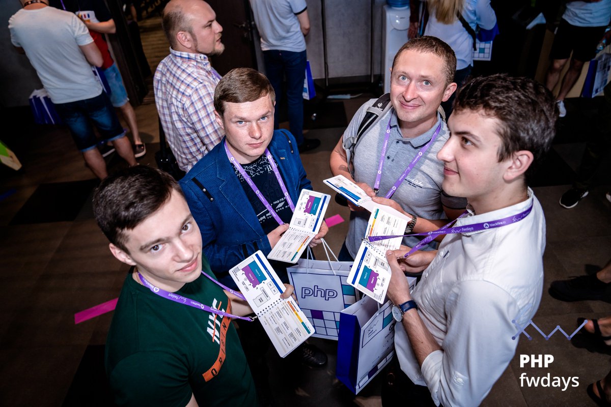 The first bunch of pics from #phpfwdays conf is already available on Facebook  bit.ly/2JXOnsX 
More photos are on Flickr  bit.ly/2XqHgMG