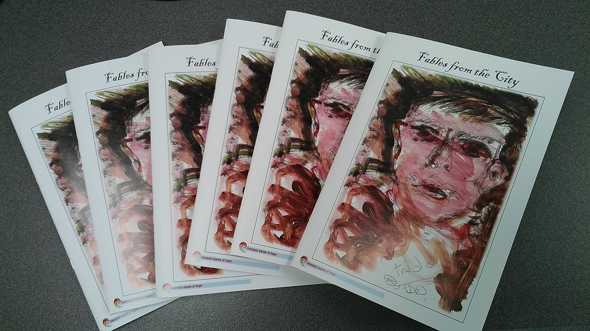 They've arrived, the Fables from the City story books. Get yours tomorrow at the Waves celebration event. Tickets: eventbrite.co.uk/e/liverpool-wa…
#MCNawareness #folktales
@BigLifeTweets <a href="/NeuroTriage/">NeuroTriage C.I.C.</a> @midgittebardot <a href="/BombedOutChurch/">Ambrose Reynolds</a> @CapableLiv <a href="/TNLComFund/">The National Lottery Community Fund</a> <a href="/UOLHTH/">UOLHelpthehomeless</a> <a href="/capstonetheatre/">Capstone Theatre</a>