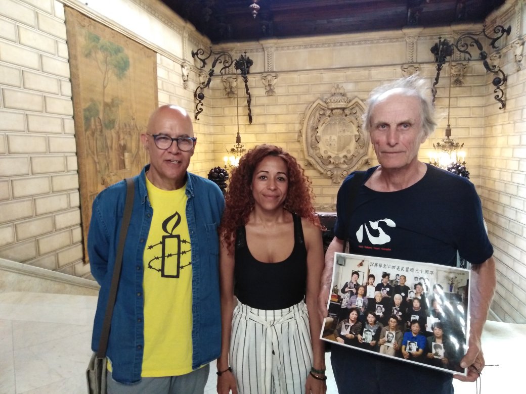 👥 Hem rebut una comitiva de @AIMallorca a #Cort que ens ha traslladat la preocupació per la impunitat i actual repressió sobre les protestes damunt els fets de #Tiananmen, #Xina, al 1989. Amb motiu del seu 30è aniversari, faran un acte a les 18 h. a la pl. de l'Olivar de #Palma