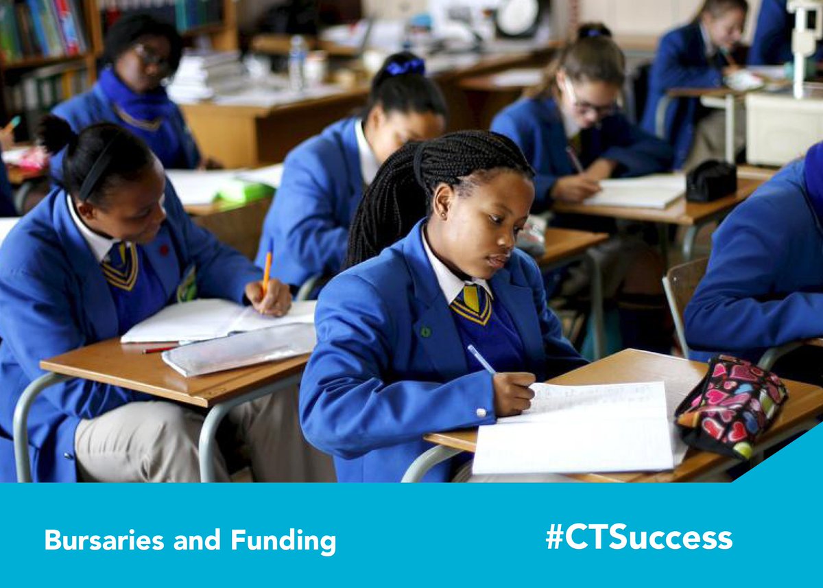CityofCT's tweet photo. Pursuing a tertiary qualification can be expensive, and every year we offer a number of external bursaries to support students in need. For more information on funding opportunities, see: https://t.co/2iN0pWSZhM #CTSuccess https://t.co/6ptuaigkXE
