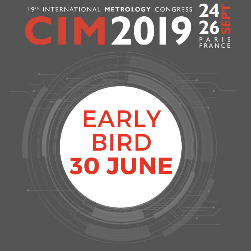 CFMetrologie's tweet photo. CIM2019 | Réduction avant le 30 JUIN, A ne pas manquer ! Plus d'infos =>https://t.co/QyyFmrOIEG
CIM2019 | Early Bird before 30 JUNE, Don't miss it! More Information => https://t.co/dtCDWvTEgF https://t.co/8SoVbYcYUu