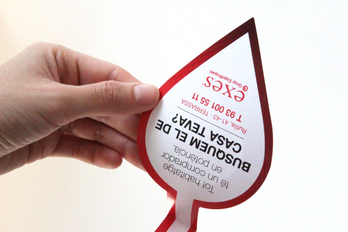 XooStudio's tweet image. Objectiu: augmentar l’eficàcia d’una bustiada clàssica. Avui us presentem la darrera acció realitzada per a Exes Terrassa (sector immobiliari). És un poming, o el que és el mateix: donar-li una volta creativa al “buzoneo” de tota la vida.
#publicitat #poming #màrquetingdirecte