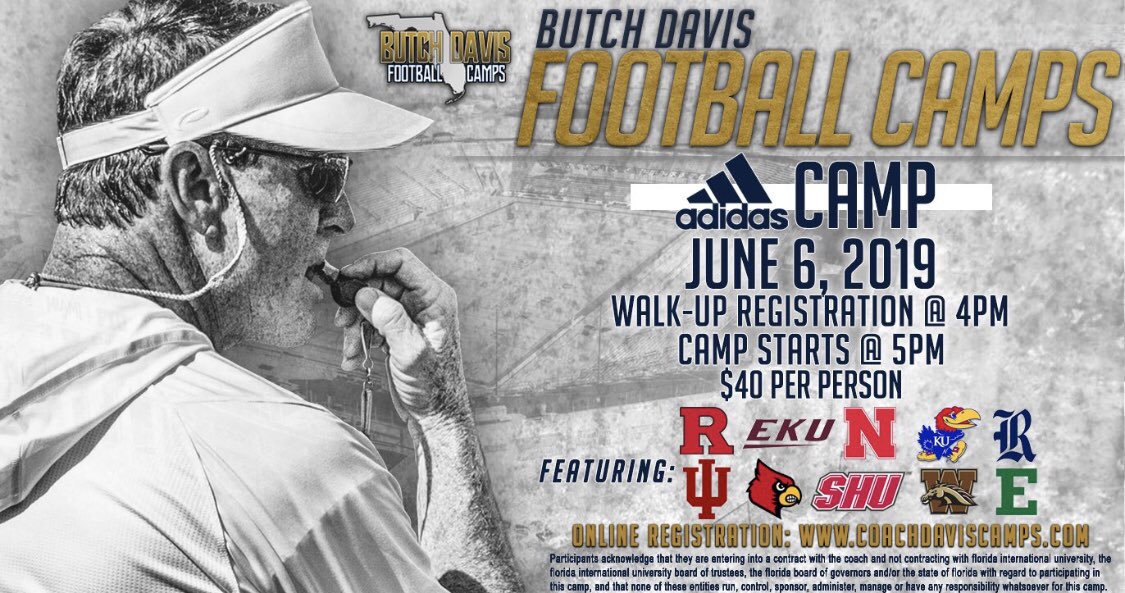 CoachJeffCopp's tweet photo. Adidas elite camp in 2 days!  Several Adidas sponsored universities from all levels of football will be in attendance. Show out in front of a ton of Coaches!  #GetToCamp https://t.co/UFnXRIObjB