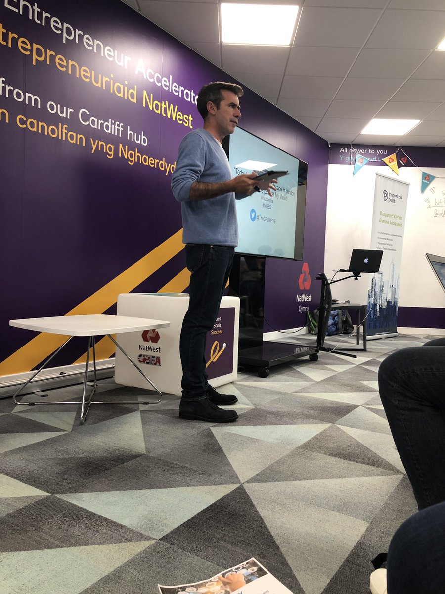 Good to listen to old pal <a href="/ThegrumpyE/">The Grumpy Entrepreneur</a> at Digital Tuesday.  Observations on current seed and Series A investment market