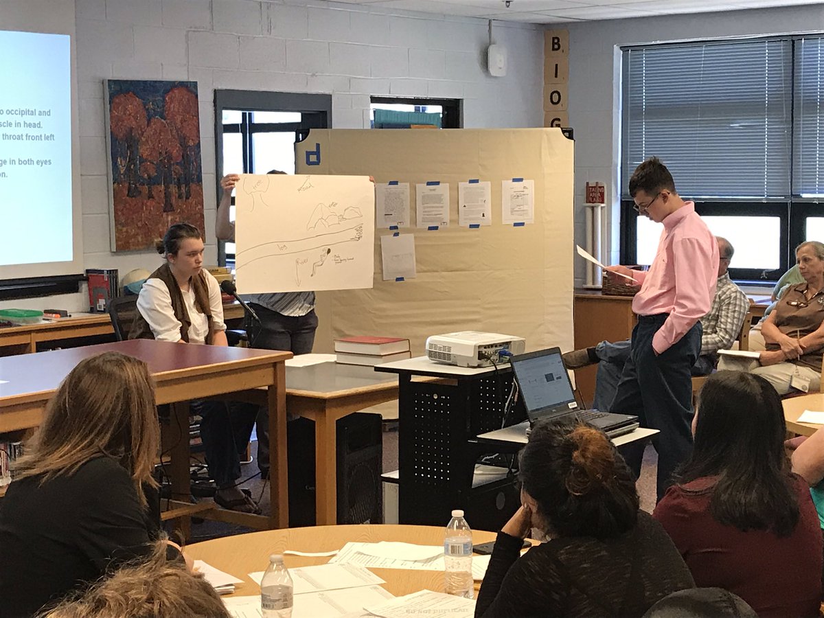 QuanderRoad's tweet photo. Our school-wide cross-curricular project based assessment comes to a close with a mock trial, the honorable Adrian Williams presiding. https://t.co/E3OduH7BC6