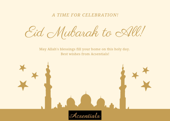 AcsentialsIndia's tweet photo. Eid Mubarak everyone!! https://t.co/odafea0TzA