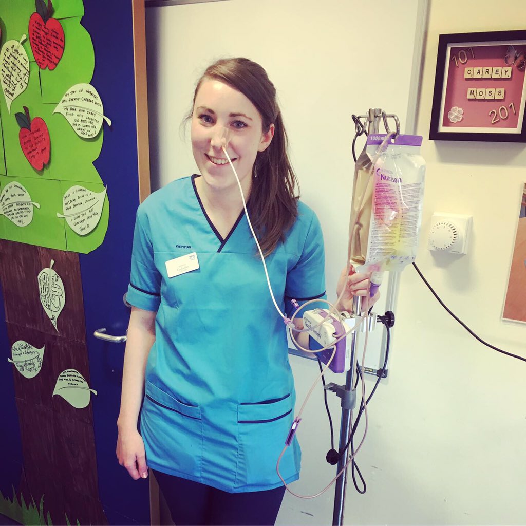 Today for #DietitiansWeek, I chose to have a nasogastric (NG) tube inserted, to see what it is like from the patient perspective. New found respect for patients who need these for several weeks - I lasted 2 and a half hours! #WhatDietitiansDo