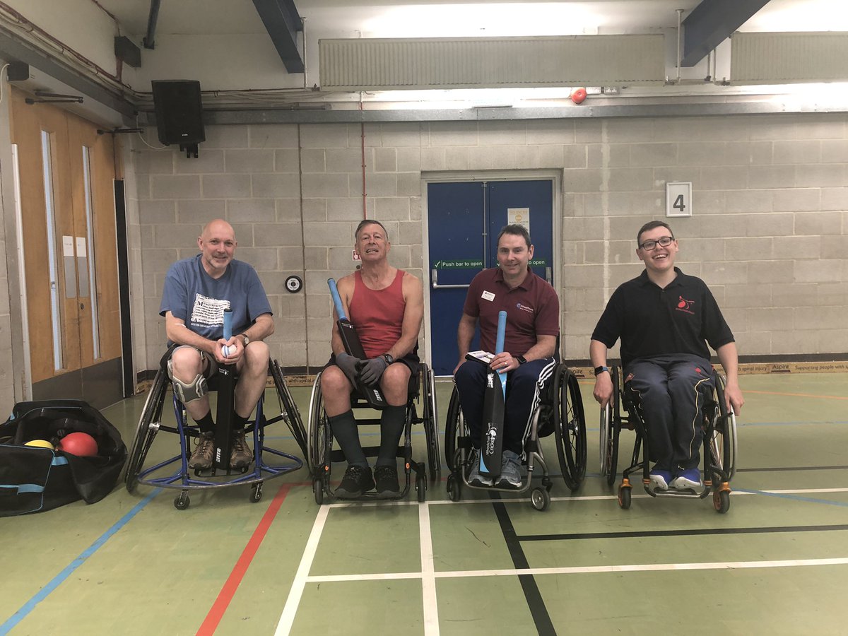 UKWCricket's tweet photo. Great Day at Stanmore spinal unit @AspireLeisure. Great Cricket played by all! ♿️🏏
@wheelpower #Ukwheelchaircricket https://t.co/Xsa0CMPJaI