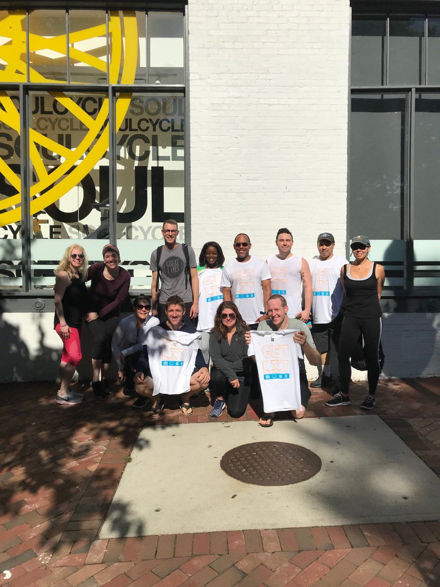 WASHLIT's tweet photo. Thank you to @MicrosoftIPC for sponsoring the Washington Literacy Center's inaugural Ride2Read event today @soulcycle! More to come, June 9th and 21st, sign up today at https://t.co/5nEnshskgI. #ride2read, #washlit, #getlit, #adultliteracy https://t.co/fBaBMiMIpo
