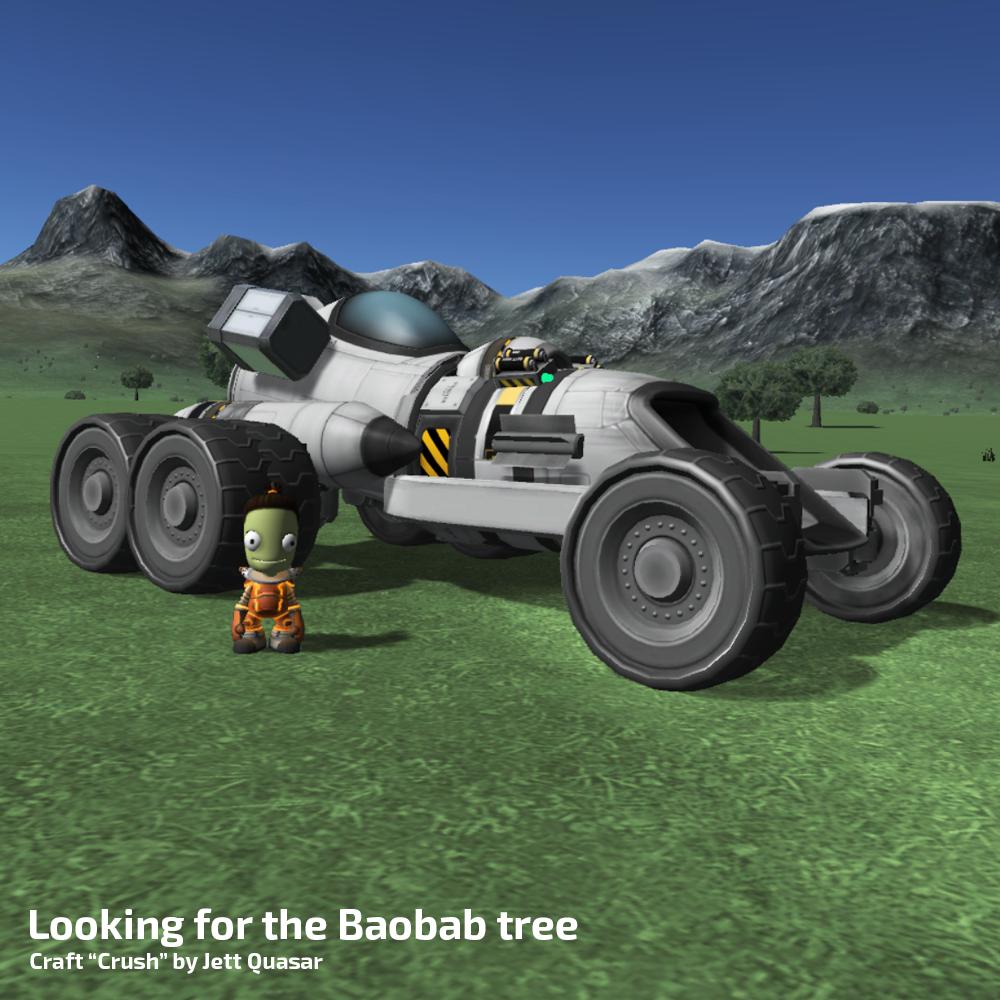KerbalSpaceP's tweet photo. The mission for today: Looking for Baobab tree. 🌳
Today we are using craft by @Jett_Quasar +
You can find it on Steam.
Did you find it?
#BreakingGroundDLC #breakinggroundexpansion https://t.co/ojvojzR019