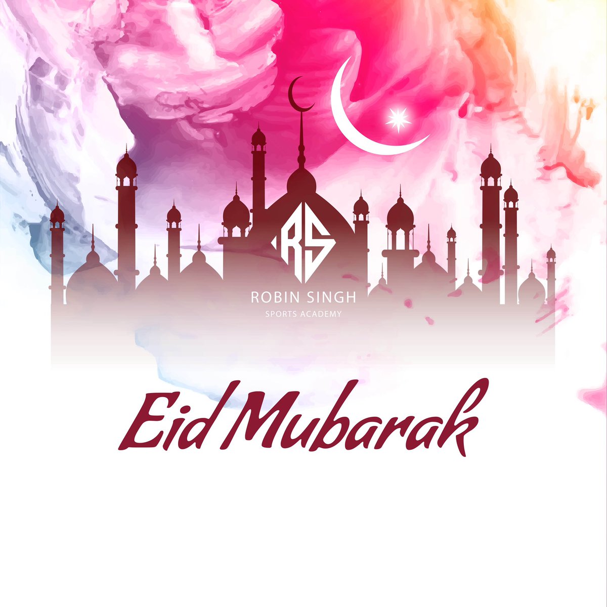 rssportsacademy's tweet photo. Eid wishes from Robin Singh Sports Academy &amp; family. https://t.co/UxTVx3XhL4