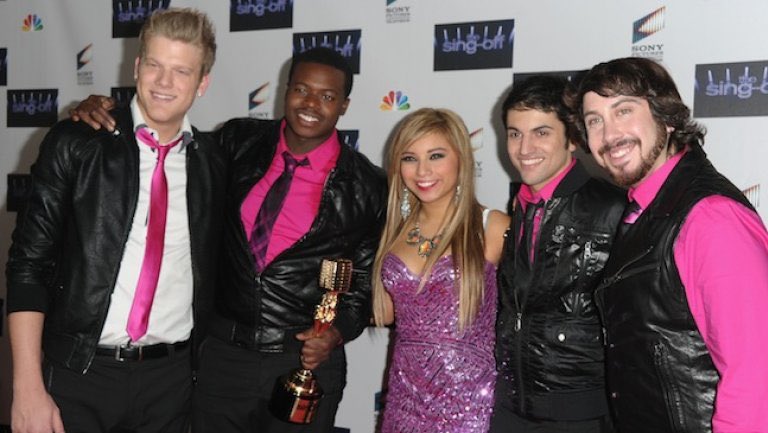 PentaConEvent's tweet photo. We can’t believe it’s been #8YearsofPTX! We’re so grateful for all the memories and friends we’ve made through them over the years. Share your favorite pictures of @PTXofficial with us! 📸 #8YearsOfPentatonix https://t.co/Gg6NVpGmDw