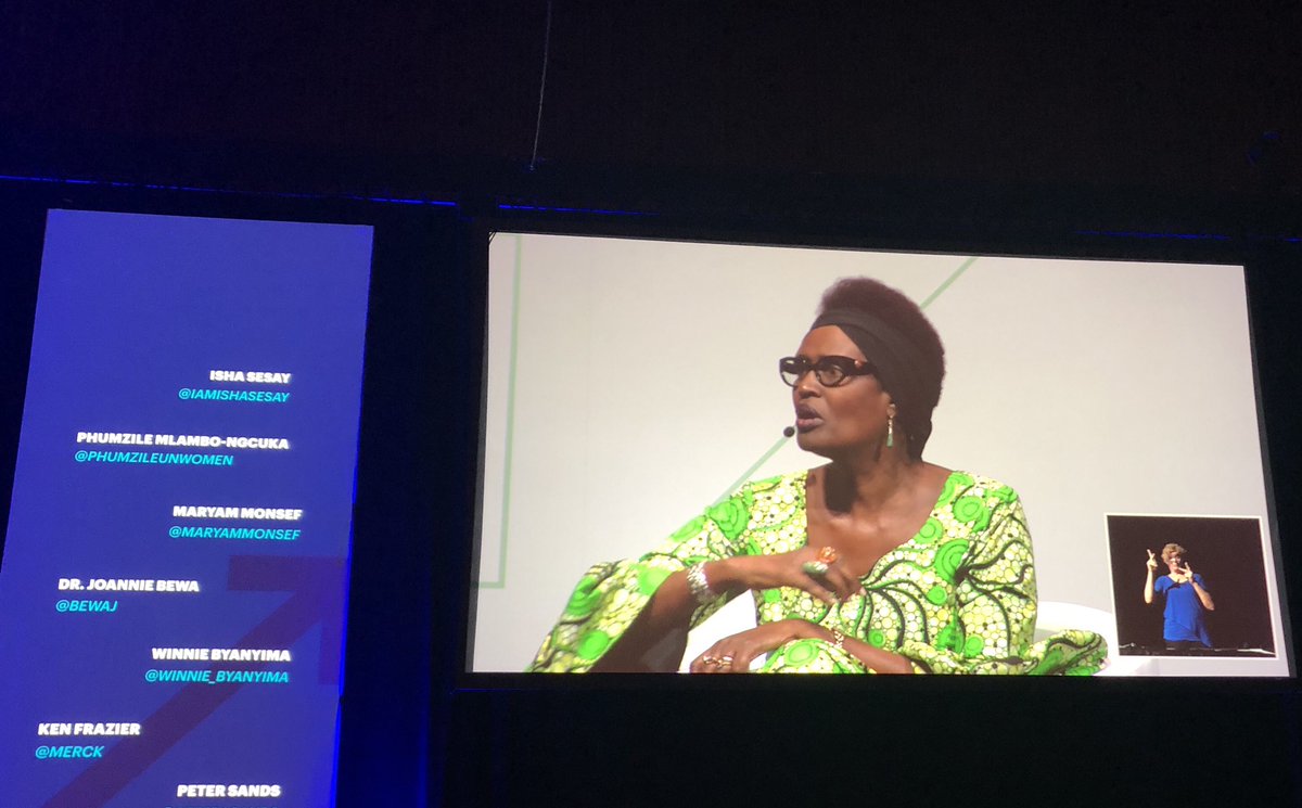 Great discussion brought by  @winnie_byanyima, Executive Director of <a href="/Oxfam/">Oxfam International</a> : we have to change the way we measure the economy to recognize women’s contributions to their families, communities, and places of work. #WD2019