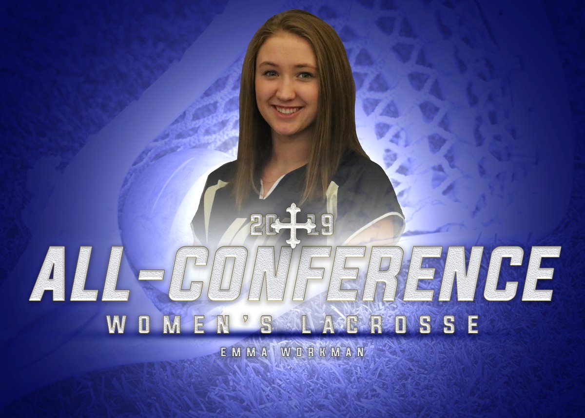 jcusports's tweet photo. JCU Spring Review - All-OAC: Emma Workman caused 32 turnovers in 2019 to set a rookie record for the program in that category! She also recorded 46 draw controls - 11th best in the OAC!! Workman (2nd team All-OAC) was the only freshman named 1st or 2nd team All-OAC in 2019!! https://t.co/EwecHY2IUv