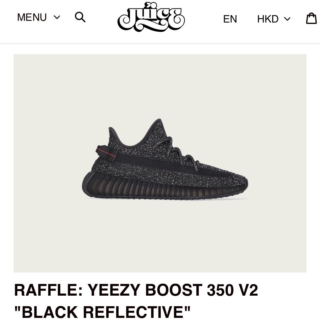 yeezy boost 350 v2 black reflective raffle