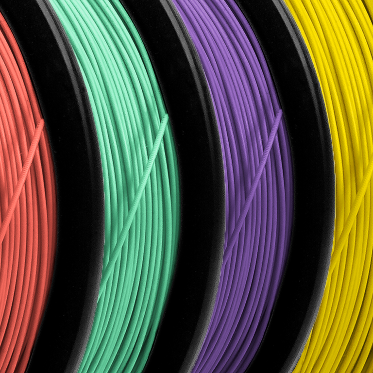 MatterHackers's tweet photo. Need a colored #filament to match your business logo? Get certified Pantone® colors from FiberForce &amp; get an exact color match for your products! If you don't see your color, call or email us for a color consultation. See the in-stock Pantone® colors here: https://t.co/xA7wr3rpfL https://t.co/QjnZ2UbQMW