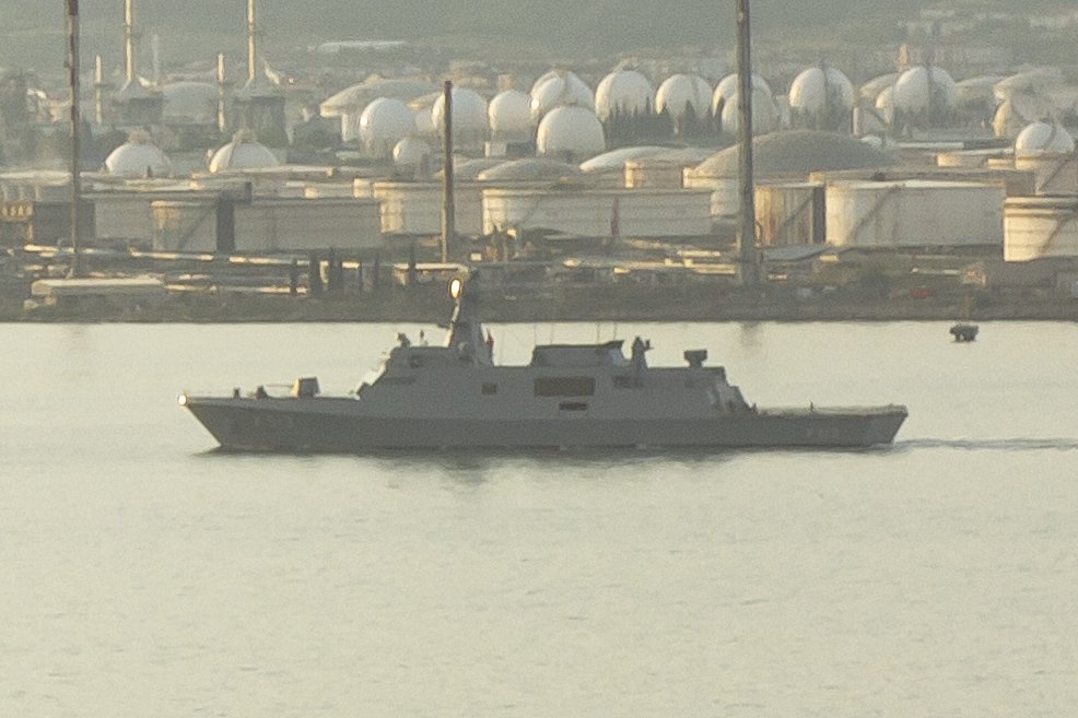 OguzEroguz1's tweet photo. #TurkishNavy #AdaClass #Corvette #F513 #TCGBurgazada #Gölcük https://t.co/VPOwfMg71z