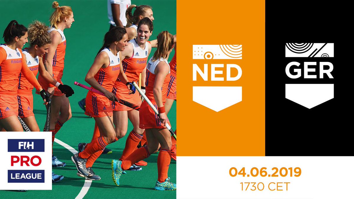 FIH_Hockey's tweet photo. #FIHProLeague
Table leaders @oranjehockey women will host #DieDanas in the first match of the evening!!!🇳🇱 🏑🇩🇪
🗓️ 04 June, 2019
⏰ 1730 CET
NEDvGER
WATCH on https://t.co/39G4Vnemdh or if your country has a broadcaster! 👇
https://t.co/h4sjHN8Ohg
@DHB_hockey https://t.co/M6pKBlUbrb
