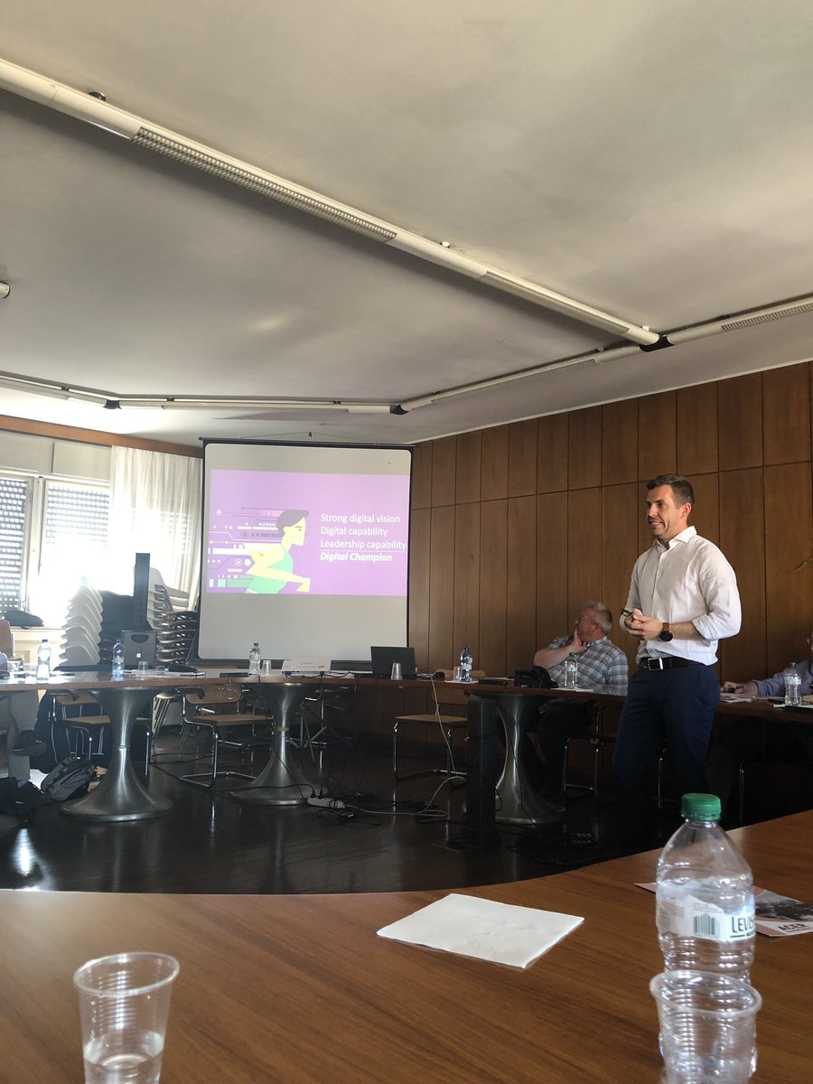 cathrineholger's tweet photo. I år står digitalisering högst på agendan för Eurhonet CEO academy in Bologna! Toppenbra dragning av Gavlegårdarnas utvecklingschef Andreas Lingers https://t.co/DcgAfZfJ9E