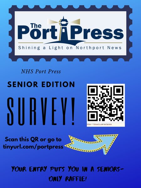 ATTENTION SENIORS: 
Take our senior edition survey to have your answers printed in our Senior Print Edition and to be entered into a Raffle!!! 🎉 
#nhsportpress