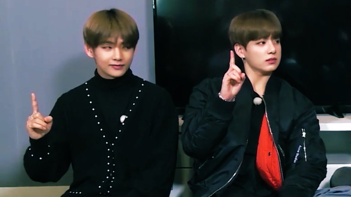 In conclusion on today’s episode, TAEKOOK can co produce a whole BTS MV being the director & co director! #taehyung  #jungkook  #taekook 