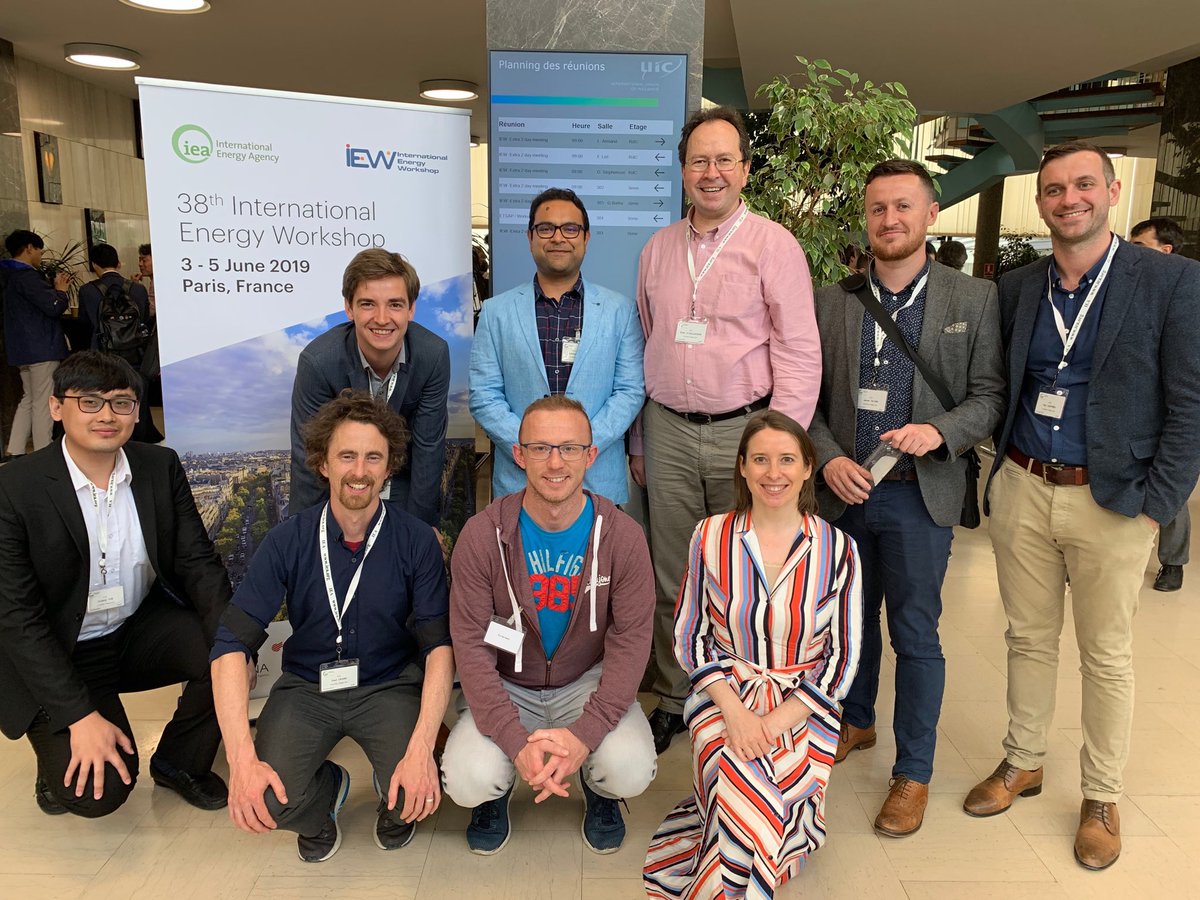 BOGallachoir's tweet photo. ⁦@MaREIcentre⁩ energy modelling team at #IEW2019. Four papers presented at #IEW2019, two at ⁦@IEA_ETSAP⁩ workshop and two TIMES trainees. All very happy in Paris. ⁦@IEA⁩ ⁦@eriucc⁩ ⁦@SEAI_ie⁩ https://t.co/OK9Nr8Xlaf