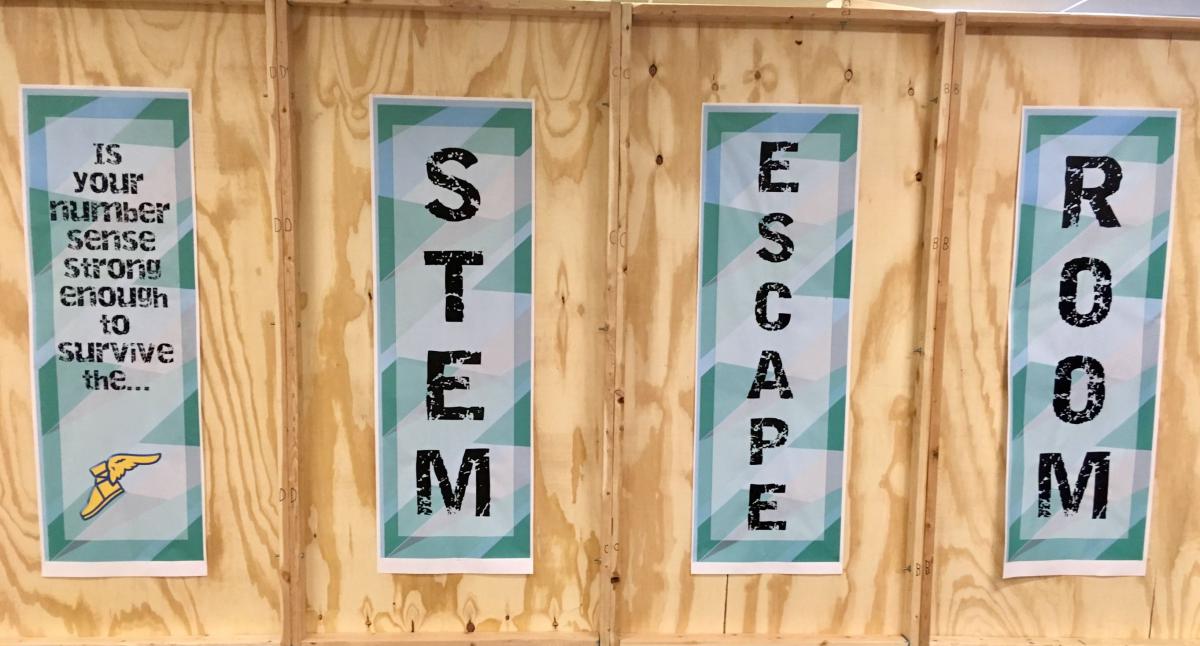 akronschools's tweet photo. What's an Escape Room?  @goodyear partners with @akronschools @NIHFHS @akronstemschool to create one.  Check it out.  Thanks, @WKSU and @KabirBhatiaTime for bringing us the story. https://t.co/9fvuBYKD0v https://t.co/E4NrT5smmu