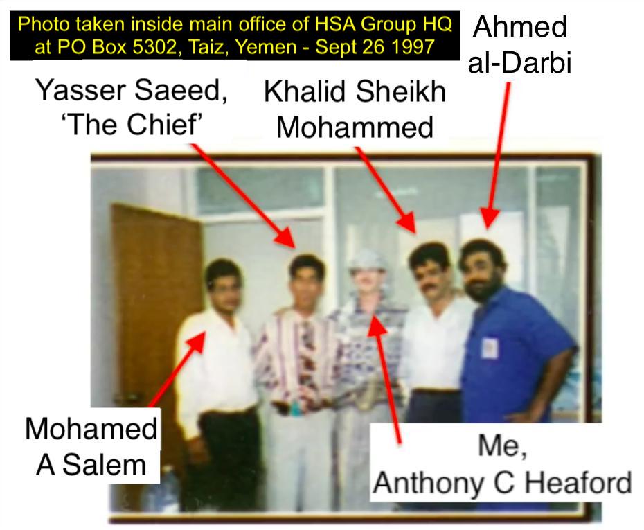 MancunianQuiet's tweet photo. #YemPak: an #alQaeda front company inside the HQ compound of a multi-billion dollar, Yemeni owned global conglomerate - the #HSAGroup
I visited this compound in 1997 & most staff were Pakistani security guards who studied at the onsite madrassa
Khalid Sheikh Mohammed was there. https://t.co/7IxJsMdvul
