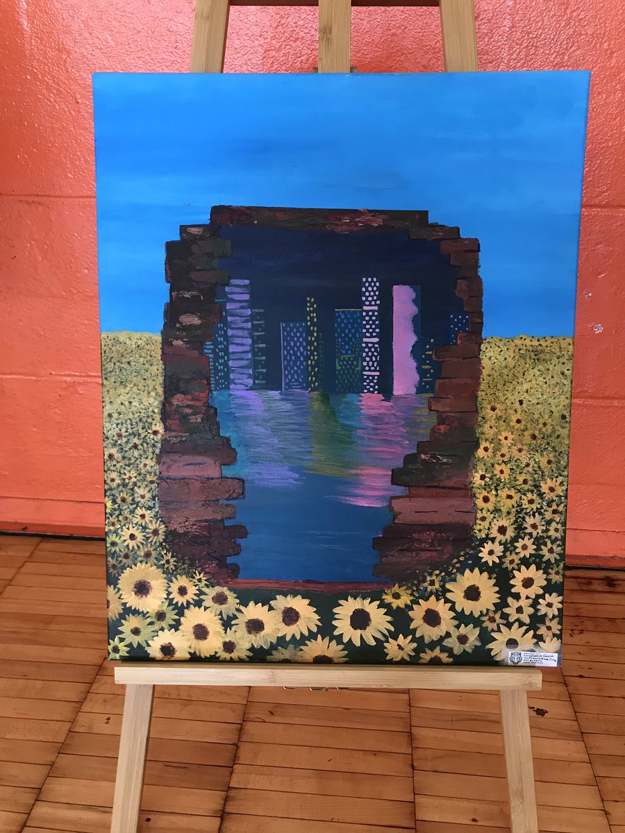 MissLamperti's tweet photo. While subbing today I had the pleasure of walking around the West New York Public Schools art show! The show features artwork done by students throughout the whole district! It’s really wonderful to see students hard work being recognized and shown to the public! #artsineducation https://t.co/SHdnljSj46