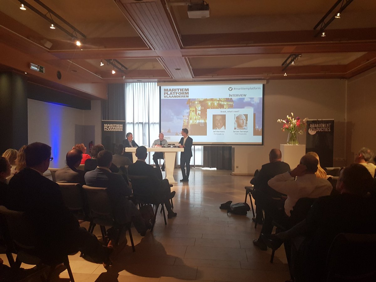 . <a href="/FODFinancien/">FOD Financiën</a> op het #maritiemplatform over de op handen staande #brexit. "Wij bereiden ons voor op een harde brexit". "Onze activiteiten zijn daarop gericht en nemen we personeel op aan".