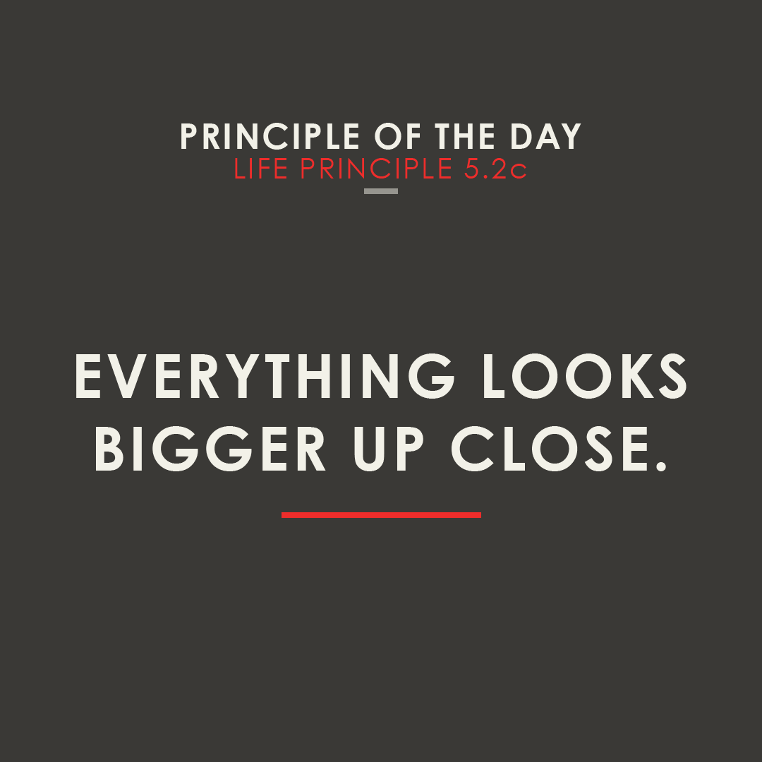 In all aspects of life, what’s happening today seems like a much bigger deal than it will appear in retrospect. That’s why it helps to step back to gain perspective and sometimes defer a decision until some time passes.