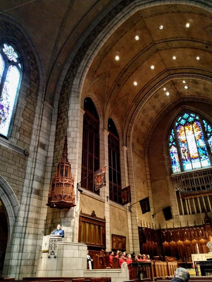 Thanks Sam. Great to be at this lovely Montreal church.