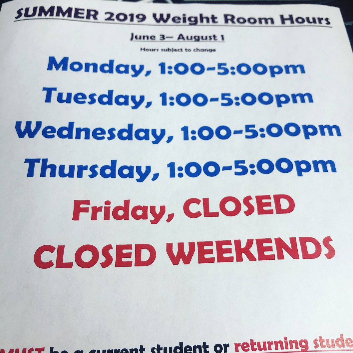 SanJacRecSports's tweet photo. Come check out the weight room today!! Just bring your student ID! #weightroom #sjc #recsports #gymlife https://t.co/w4JaGY3Grl