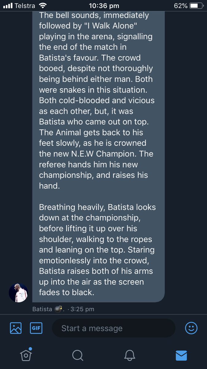 Full match: <a href="/PitOfDanger/">𝐏𝐨𝐰𝐞𝐫𝐡𝐨𝐮𝐬𝐞.</a> vs <a href="/ReadyToStrike/">The Greatest Wrestler Ever.</a> [7/7]