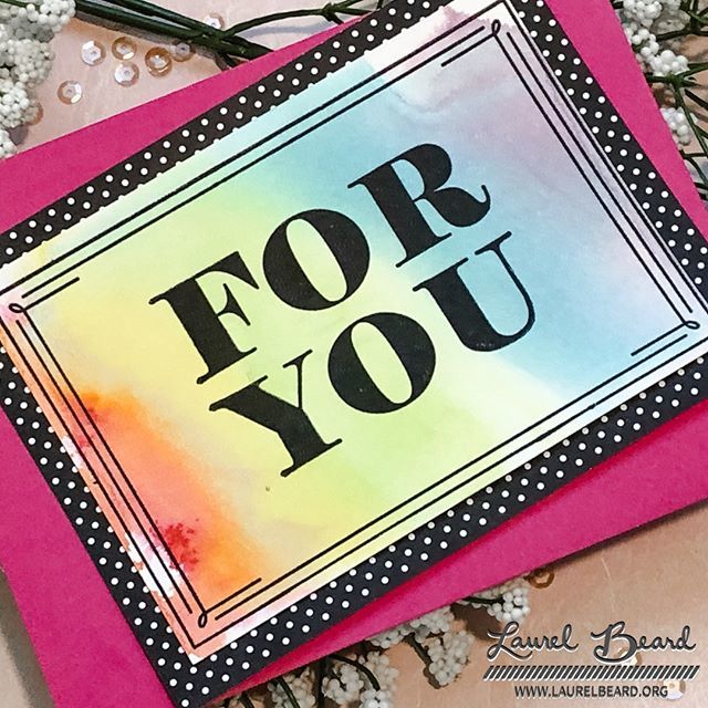 lbeard's tweet photo. For you! Another rainbow inspired card! ⠀
#laurelbeard #simplycardmaking #cardmaking #handmade #handmadecard #DIY #crafting #doingwhatyoulove #papercrafting #art #stamping #blogger #artist #influencer #creativation2019 #youtuber #cardmakersofin… https://t.co/6GxpcMHAp0 https://t.co/grZzdlxzne
