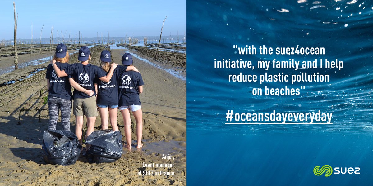 Anja organizes #waste collections on the #beaches. Every initiative counts to preserve the oceans. #oceansdayeveryday #suez4ocean #worldoceansday🌊 bit.ly/2Z1TawI