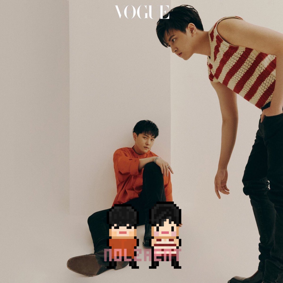 nolzaent's tweet photo. VOGUE KOREA JUNE 2019
동혁 DongHyuk &amp; 찬우 ChanWoo Ver.
#김동혁 #동혁 #DK #DongHyuk #ドンヒョク #정찬우 #찬우 #CHAN #ChanWoo #チャヌ #아이콘 #iKON #iKONfanart #fanart #pixelart https://t.co/84VYDDzEvu