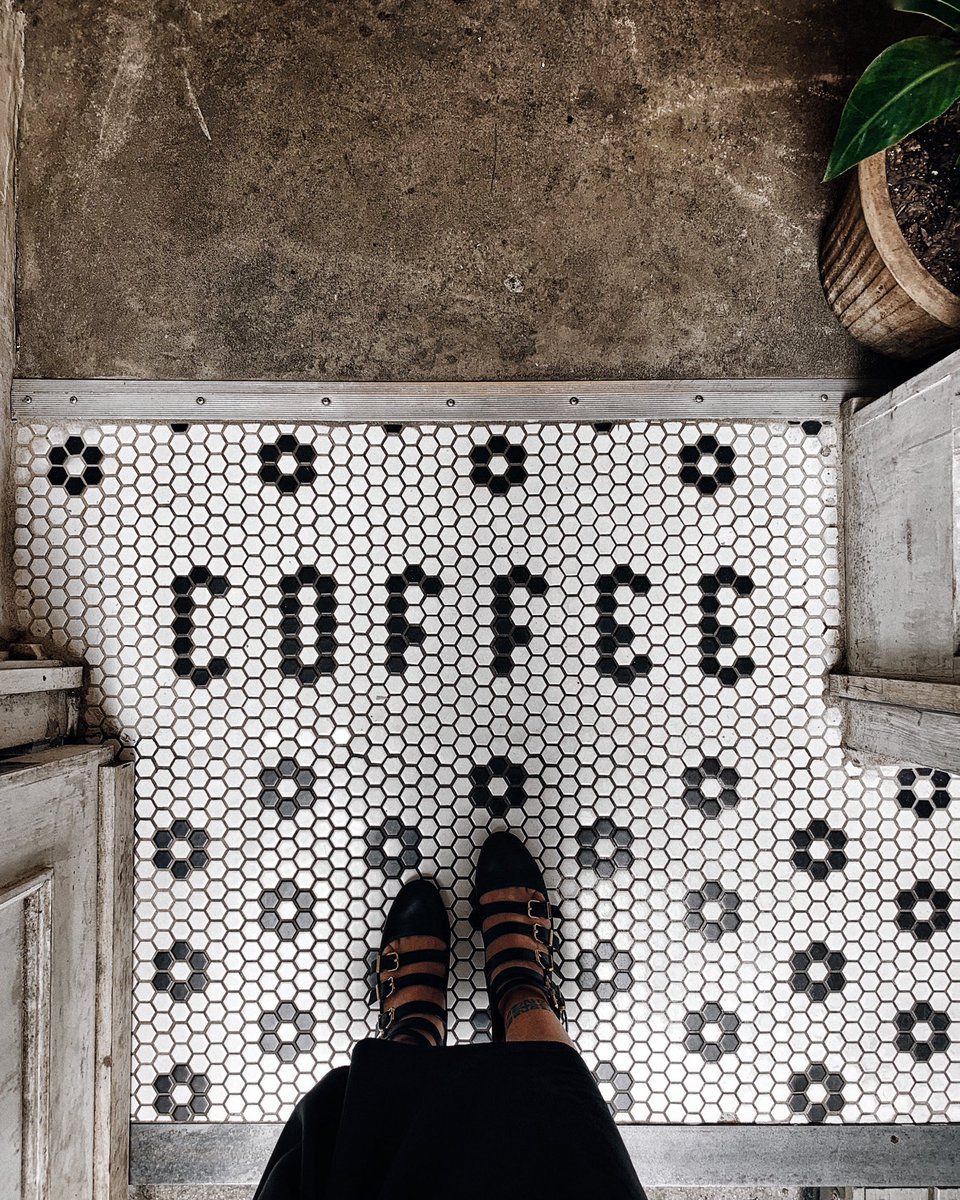 Your morning public service announcement, written in tiles ☕️
.
#nyc #newyork #coffee #tiles #andotherstories