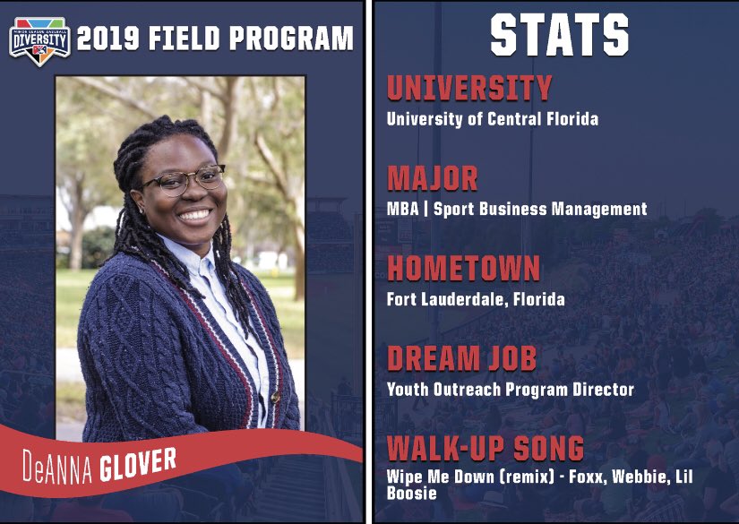 Glover_D24's tweet photo. I’m happy to announce that I have been accepted into this year’s 2019 MiLB Field Program. I can’t wait to see what’s in store next week! ⚾️ #MiLBFIELD https://t.co/h22UQ4ZBqj