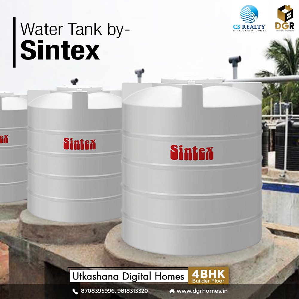 Keeping your water safe in affordable tanks is a balancing act, mastered by #Sintex Water Tanks. Bring home to enjoy the benefits. #Sintextanks #UtkashanaDigitalHomes

#DGRHomes #3Bhk #4bhk #4bhkflat #SintexWaterTank #CSRealty #Digitalhomes #UtkashanaDigitalHomes #RealEstate