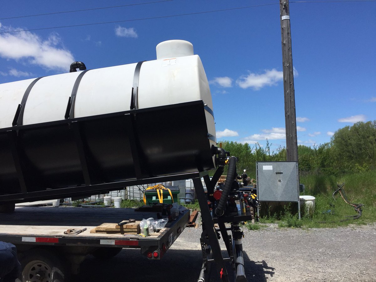 RMESinc's tweet image. Off to the AORS Trade Show in Chatham. Slip in tank for U-body dump trucks on display at booth 37