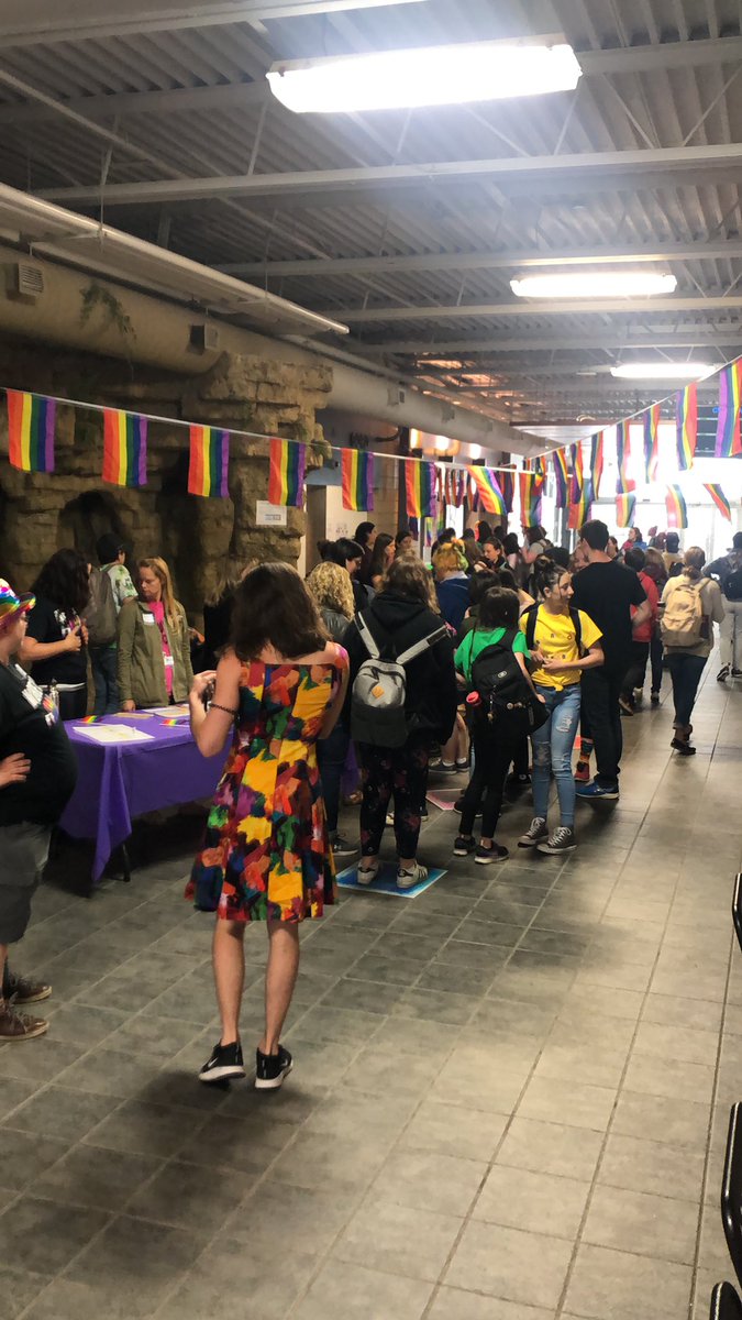 Getting ready for #UGRainbow2019. Lots of great energy. #UGIncludesPride